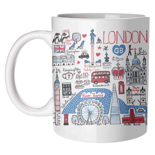 London - unique mug by Julia Gash