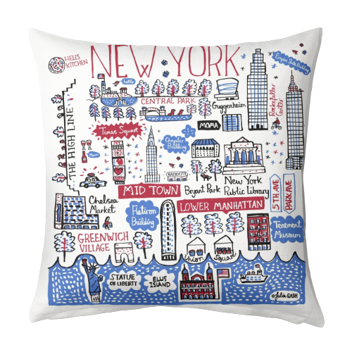 New York - designed cushion by Julia Gash