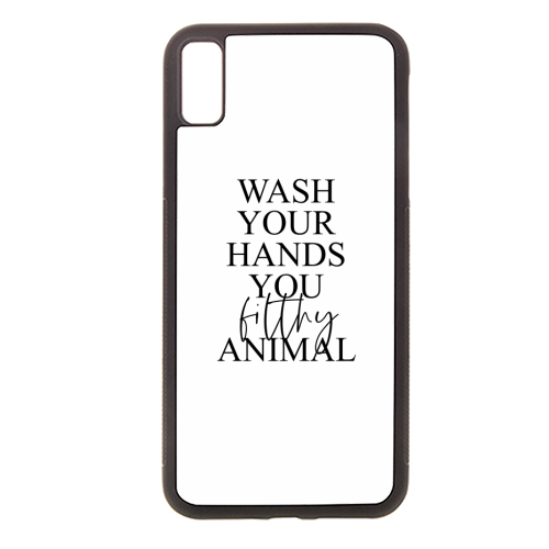 Wash your hands you filthy animal - Stylish phone case by The 13 Prints