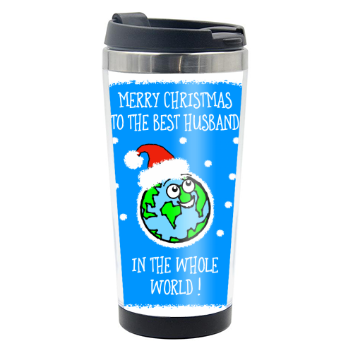 Best Husband Christmas Greeting - photo water bottle by Adam Regester