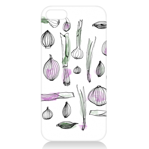 Onion harvest - unique phone case by Michelle Walker