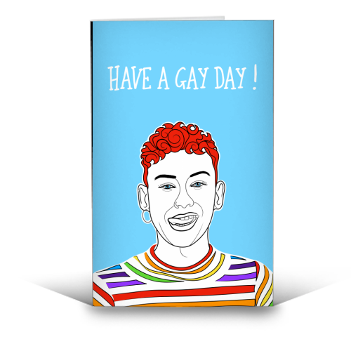 Have A Gay Day ! - funny greeting card by Adam Regester