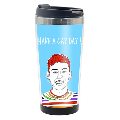 Have A Gay Day ! - photo water bottle by Adam Regester