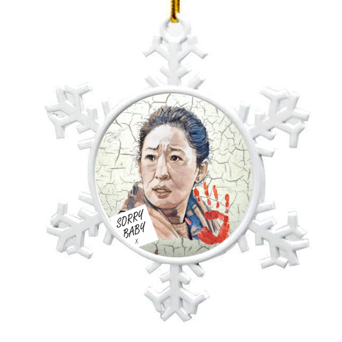 Killing Eve Theme 2 - Eve - snowflake decoration by Ivan Picknell