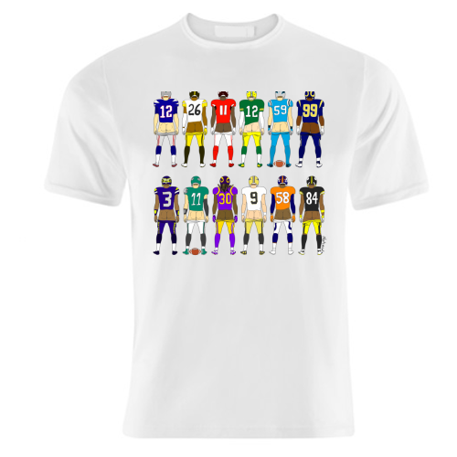 Football Butts - unique t shirt by Notsniw Art