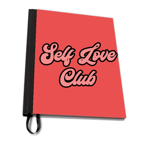 Self Love Club - personalised A4, A5, A6 notebook by Sarah Talbot-Goldman