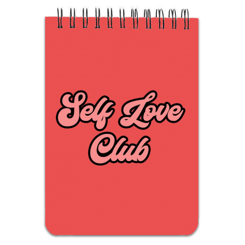 Self Love Club - personalised A4, A5, A6 notebook by Sarah Talbot-Goldman