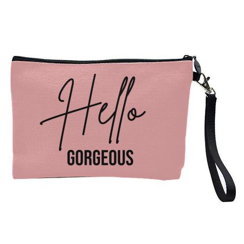 Hello Gorgeous - pretty makeup bag by Sarah Talbot-Goldman