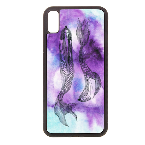 Two mermaids - stylish phone case by Aleshka K
