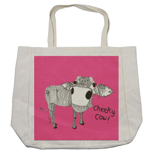 Cheeky Cow - cool beach bag by Casey Rogers