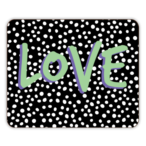 LOVE Print - designer placemat by The 13 Prints