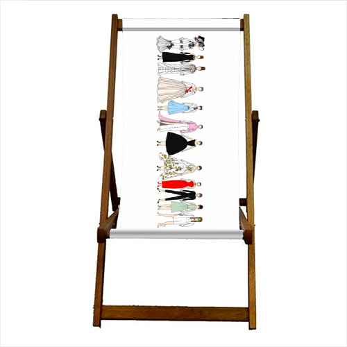 Audrey - canvas deck chair by Notsniw Art