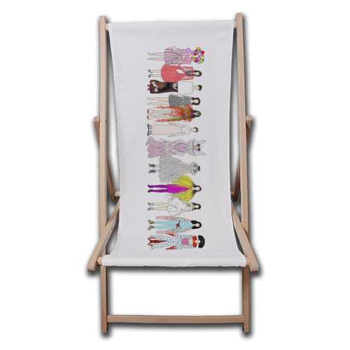 Bjork - canvas deck chair by Notsniw Art