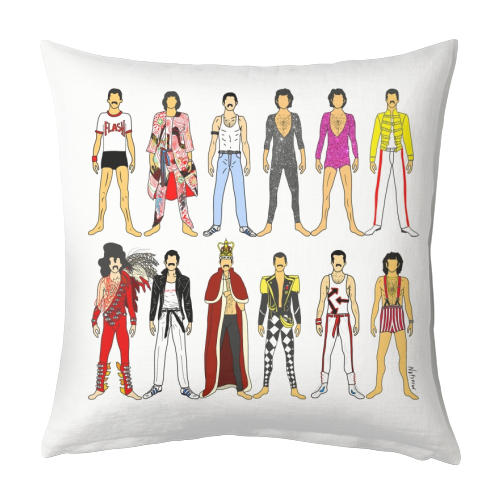 Freddie - designed cushion by Notsniw Art