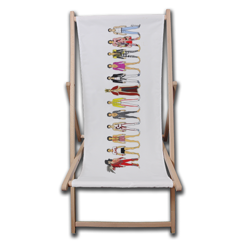 Freddie - canvas deck chair by Notsniw Art