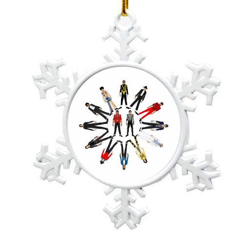 Michael - snowflake decoration by Notsniw Art