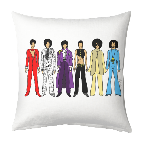 Prince - designed cushion by Notsniw Art