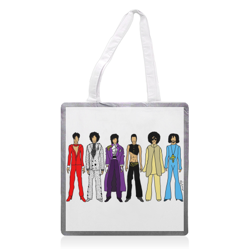 Prince - printed tote bag by Notsniw Art