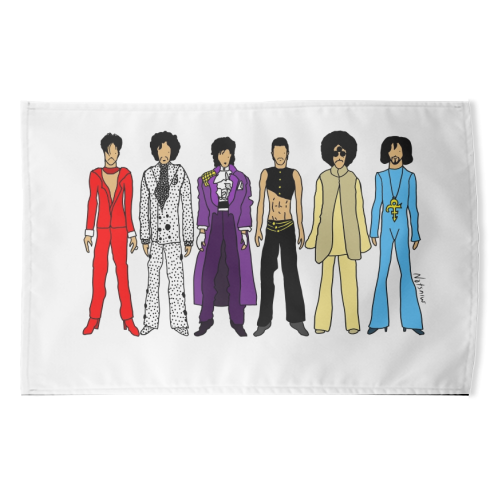 Prince - funny tea towel by Notsniw Art