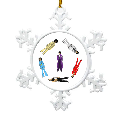 Prince - snowflake decoration by Notsniw Art
