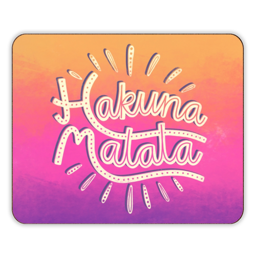 Hakuna Matata - designer placemat by Katie Ruby Miller