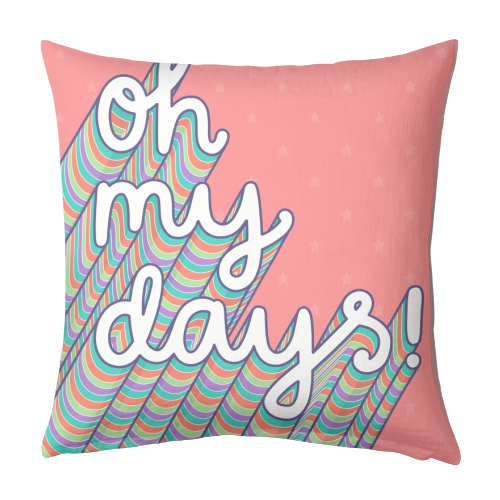 Oh My Days - designed cushion by Katie Ruby Miller
