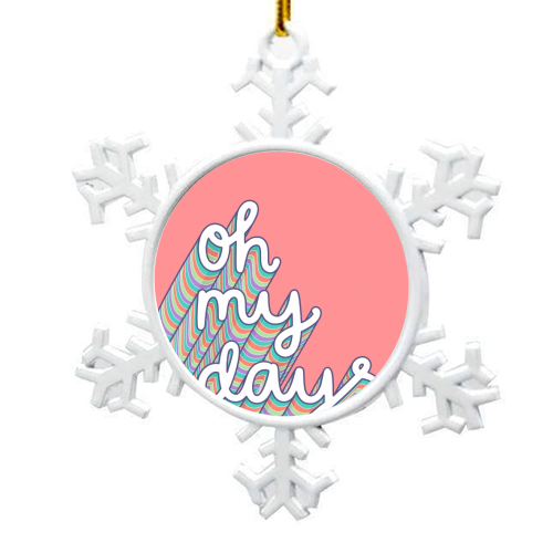 Oh My Days - snowflake decoration by Katie Ruby Miller