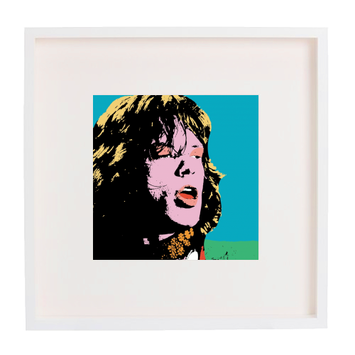 Mick - framed poster print by Wallace Elizabeth