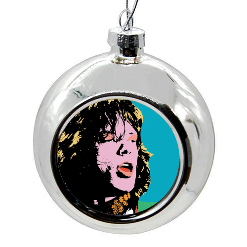 Mick - colourful christmas bauble by Wallace Elizabeth