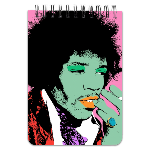Jimi - personalised A4, A5, A6 notebook by Wallace Elizabeth