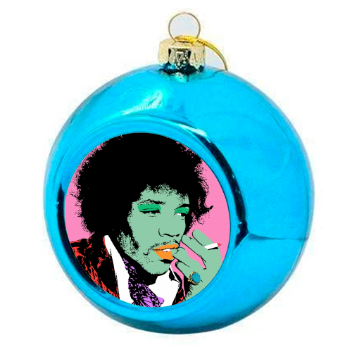 Jimi - colourful christmas bauble by Wallace Elizabeth