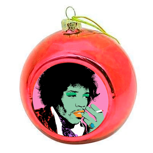 Jimi - colourful christmas bauble by Wallace Elizabeth
