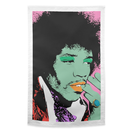 Jimi - funny tea towel by Wallace Elizabeth