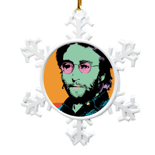 John - snowflake decoration by Wallace Elizabeth