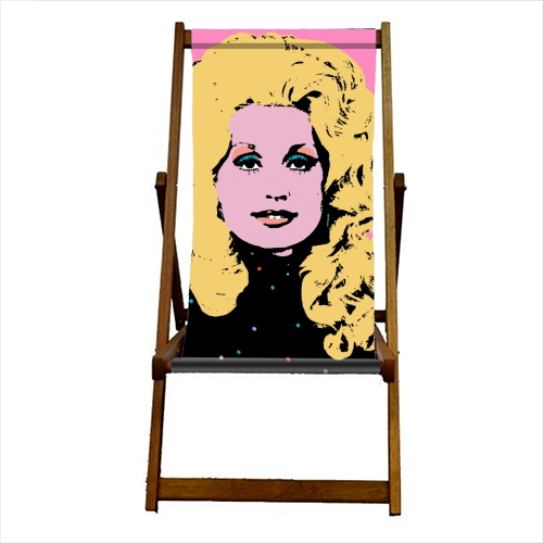 Dolly - canvas deck chair by Wallace Elizabeth