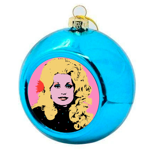 Dolly - colourful christmas bauble by Wallace Elizabeth