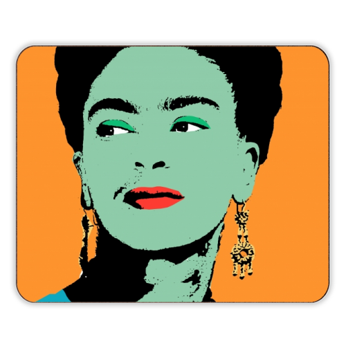 Frida - Orange, Green & Pink - designer placemat by Wallace Elizabeth