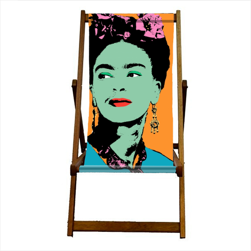 Frida - canvas deck chair by Wallace Elizabeth