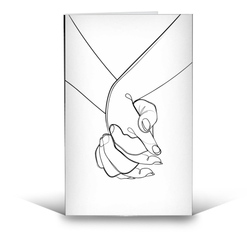 Holding on to you - funny greeting card by Adam Regester