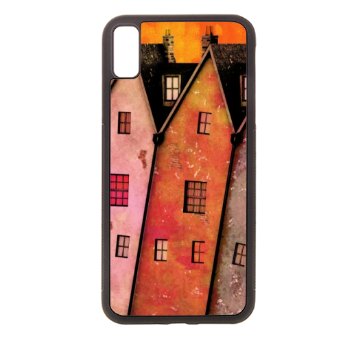 Higgledy-Piggledy Street - stylish phone case by Jayne Kemish