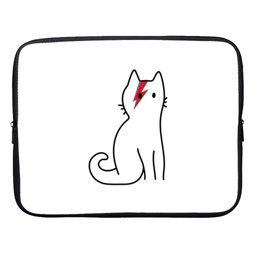 Cat Bowie - designer laptop sleeve by Arif Rahman