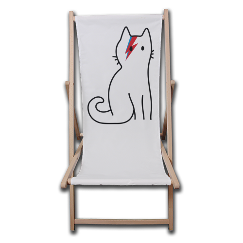 Cat Bowie - canvas deck chair by Arif Rahman