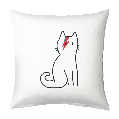 Cat Bowie - designed cushion by Arif Rahman