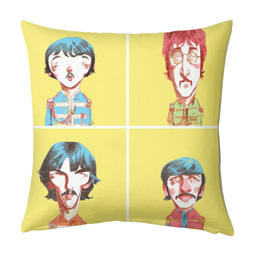 The Beatles 01 - designed cushion by Alexander Jackson