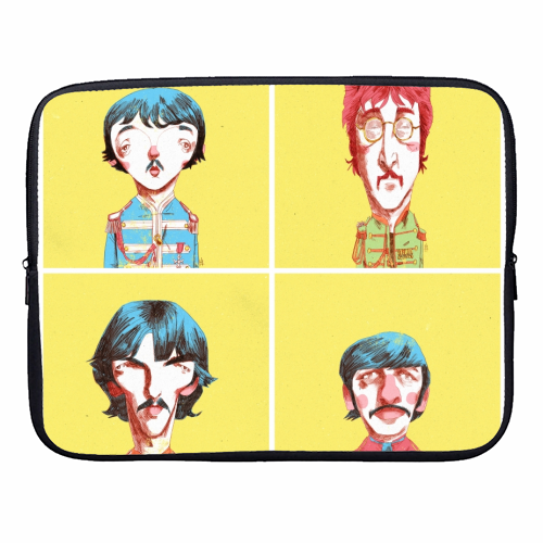The Beatles 01 - designer laptop sleeve by Alexander Jackson