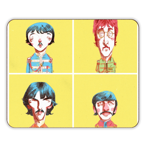 The Beatles 01 - designer placemat by Alexander Jackson