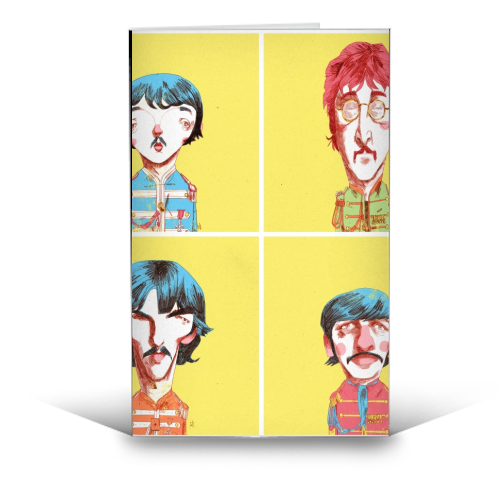 The Beatles 01 - funny greeting card by Alexander Jackson