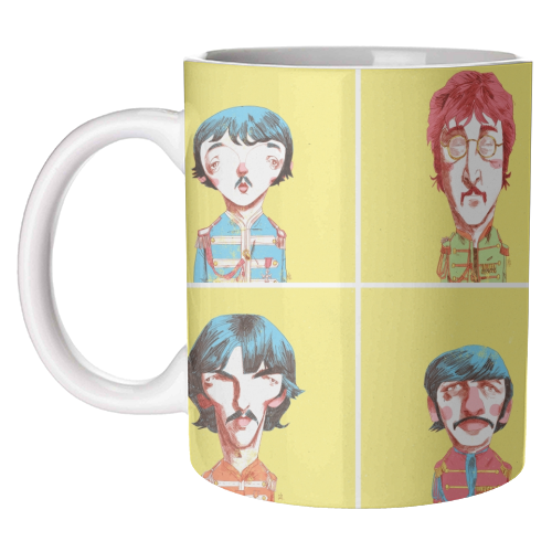 The Beatles 01 - unique mug by Alexander Jackson