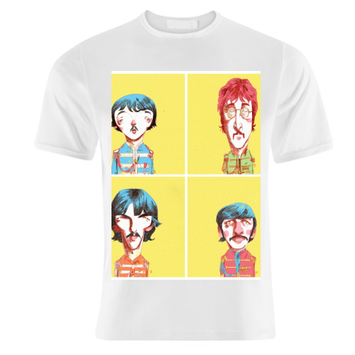 The Beatles 01 - unique t shirt by Alexander Jackson