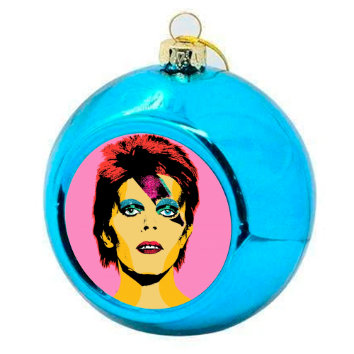 David - colourful christmas bauble by Wallace Elizabeth